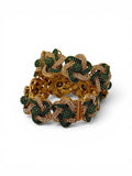 Zamurd Emerald Braid Cuff