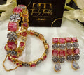 Polki Ruby Drop Earrings – Heritage Gold