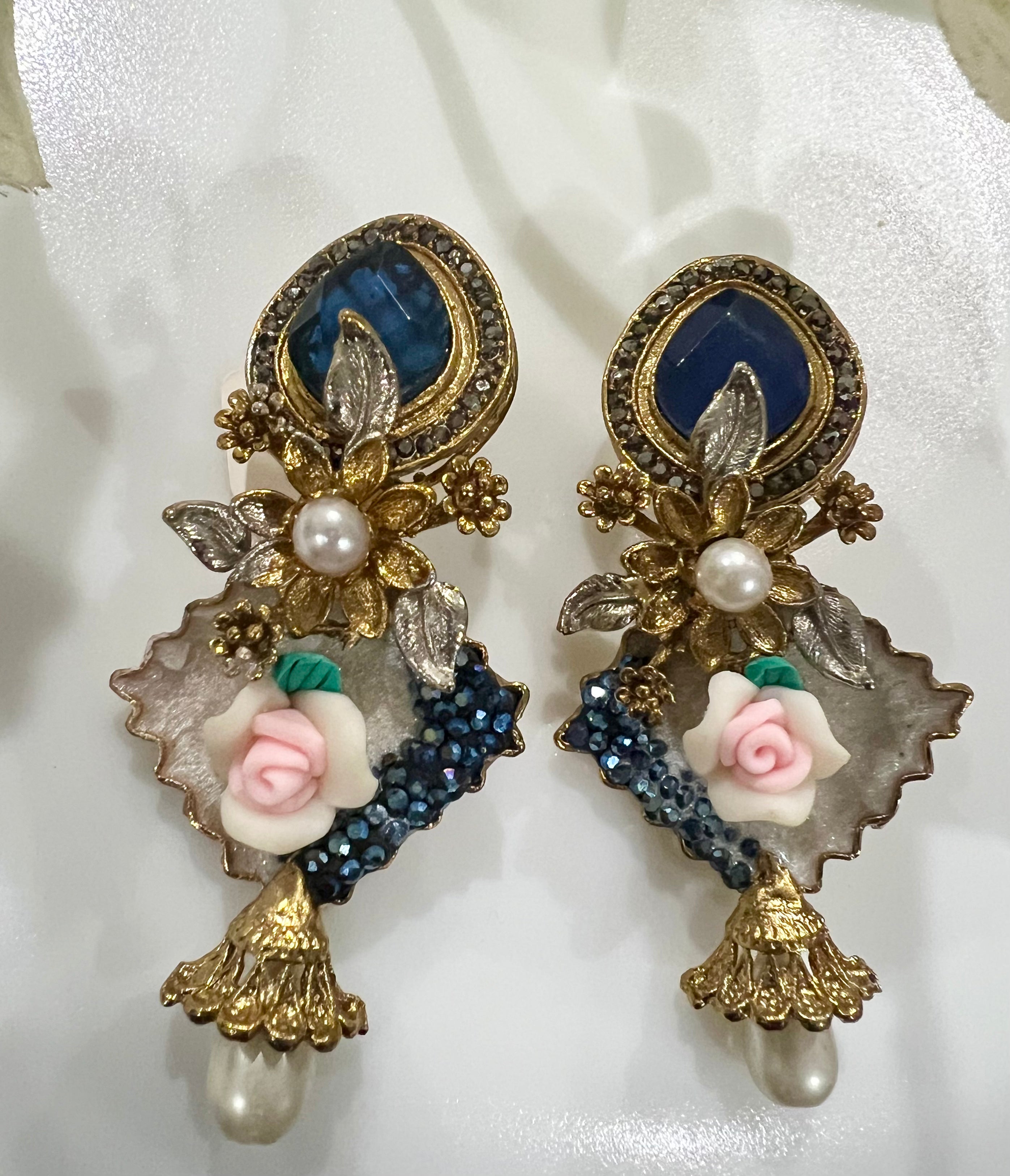 Designer Kundan Ear Jacket – Layered Luxury