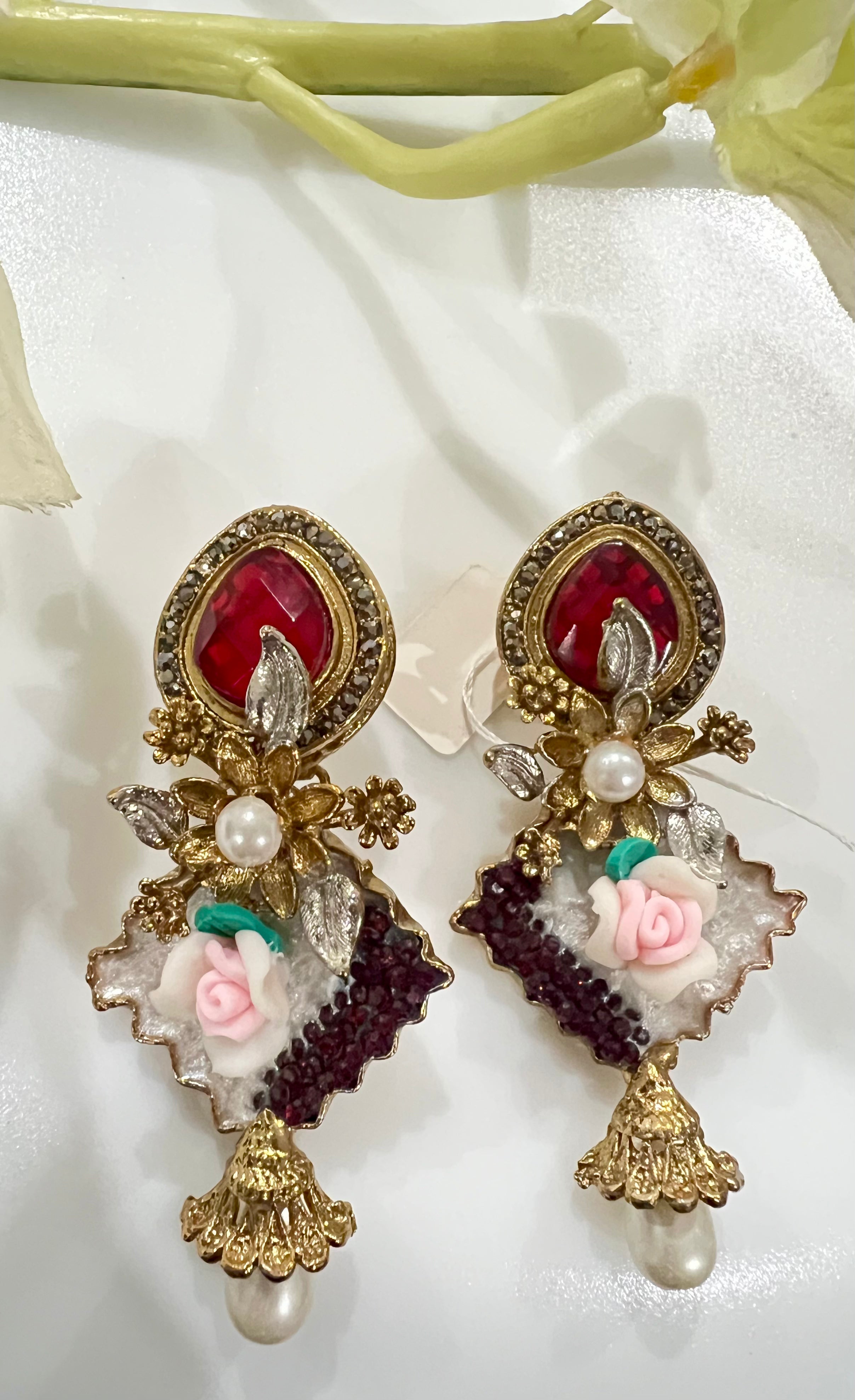 Designer Sapphire Tassel Earrings – Luxury Long