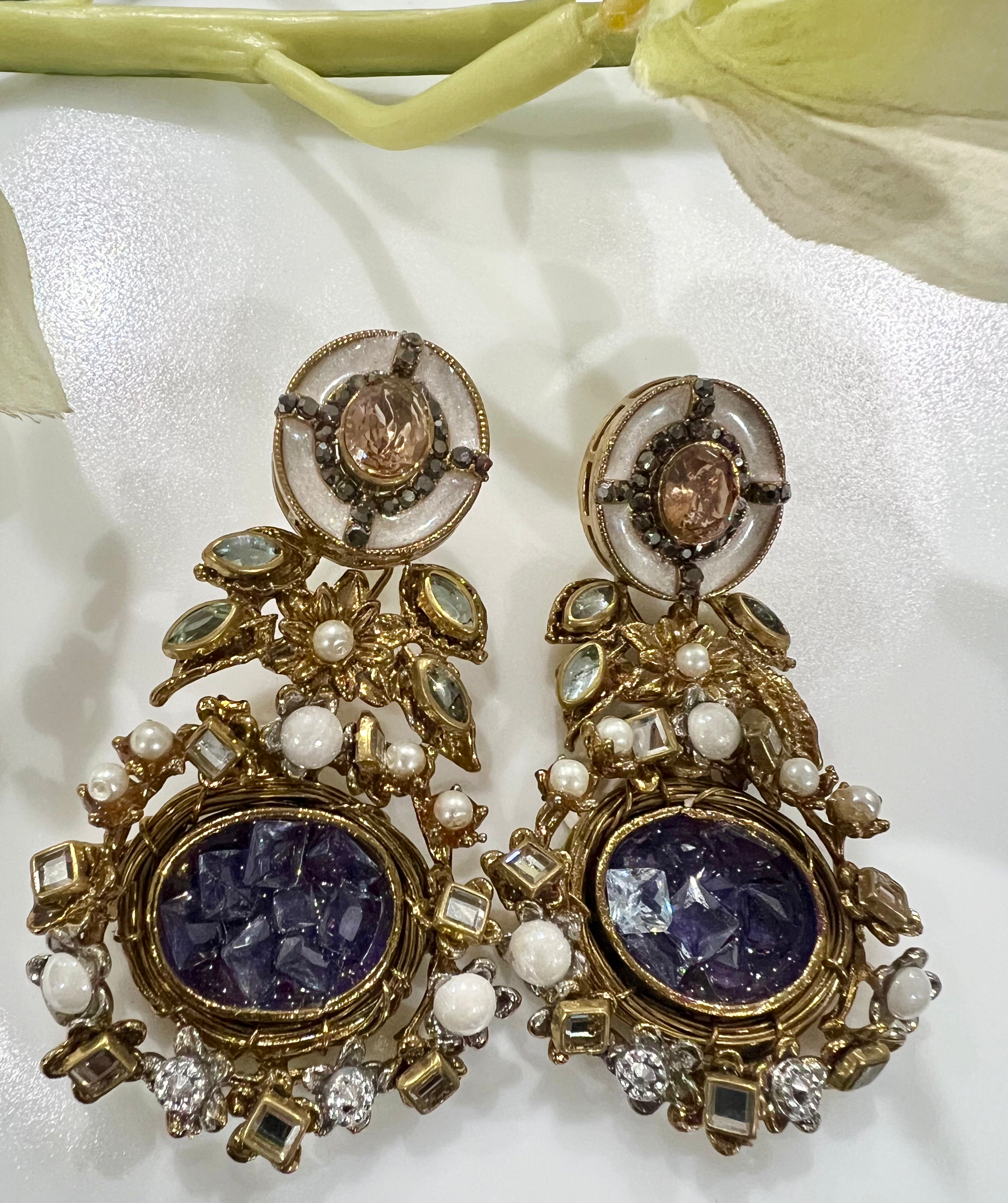 Designer Ruby Full Drop – Luxury Bridal Set