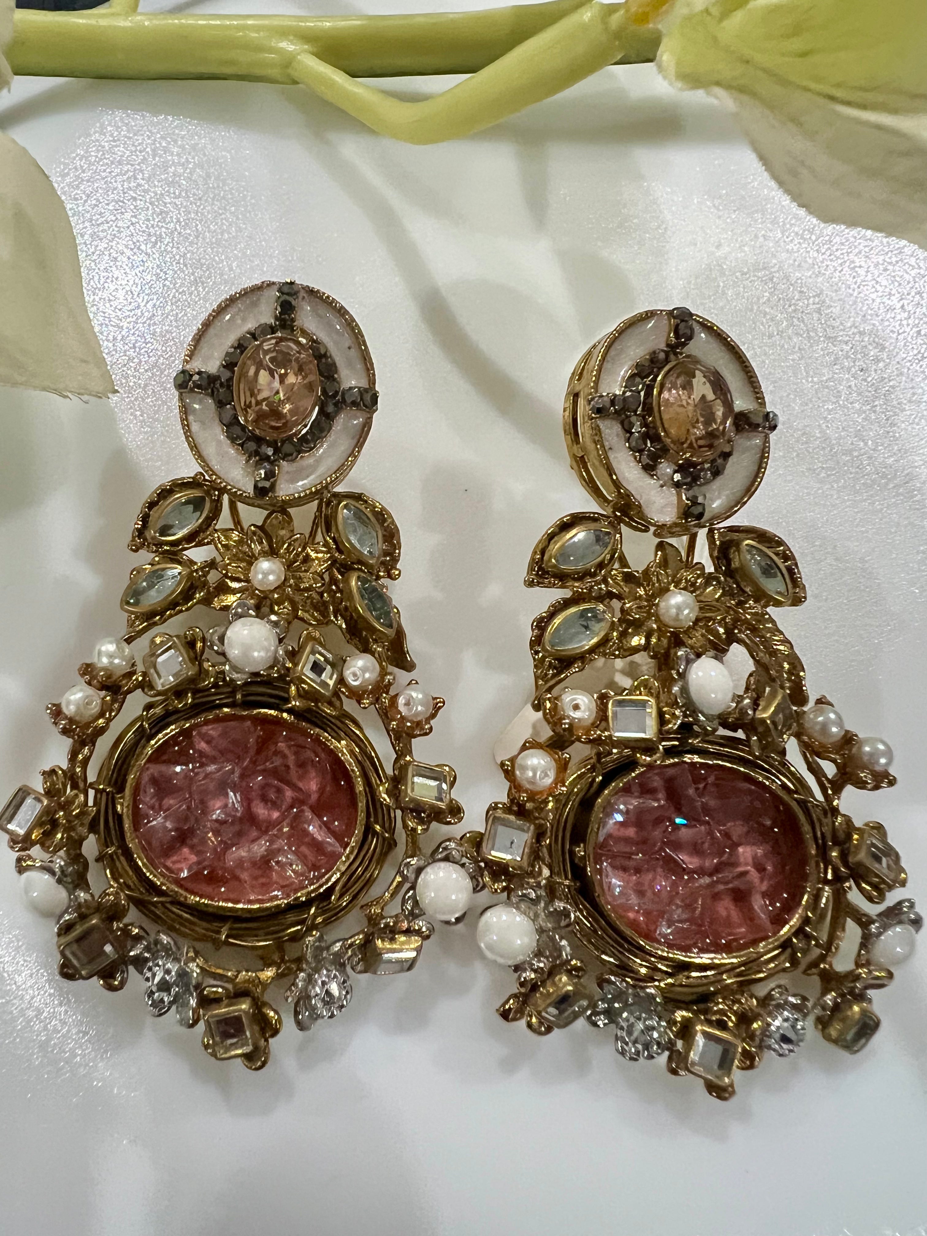 Designer Ruby Chandbali – Bridal Luxury
