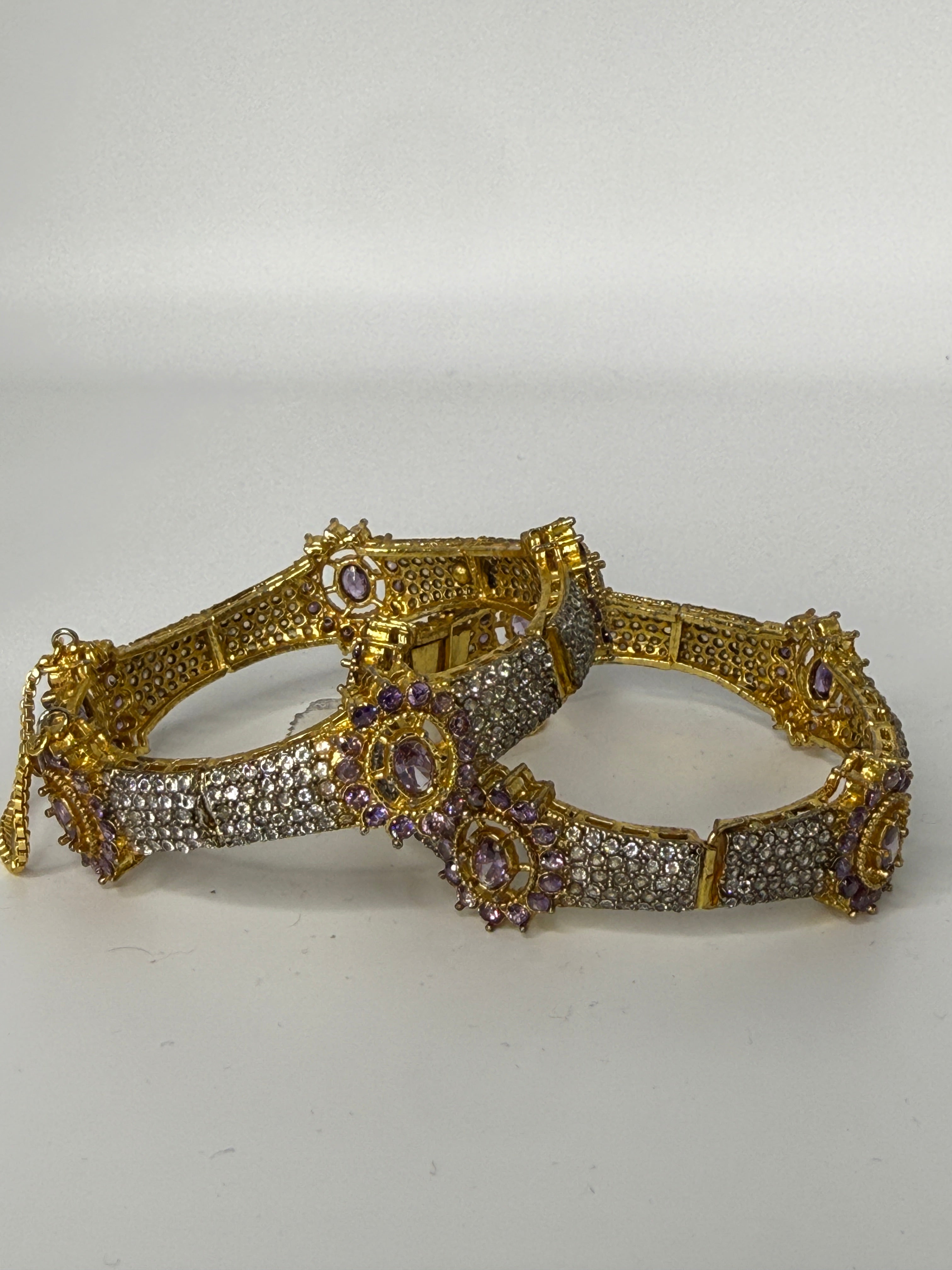 Gold Cuff Bangle – Wide Statement Piece