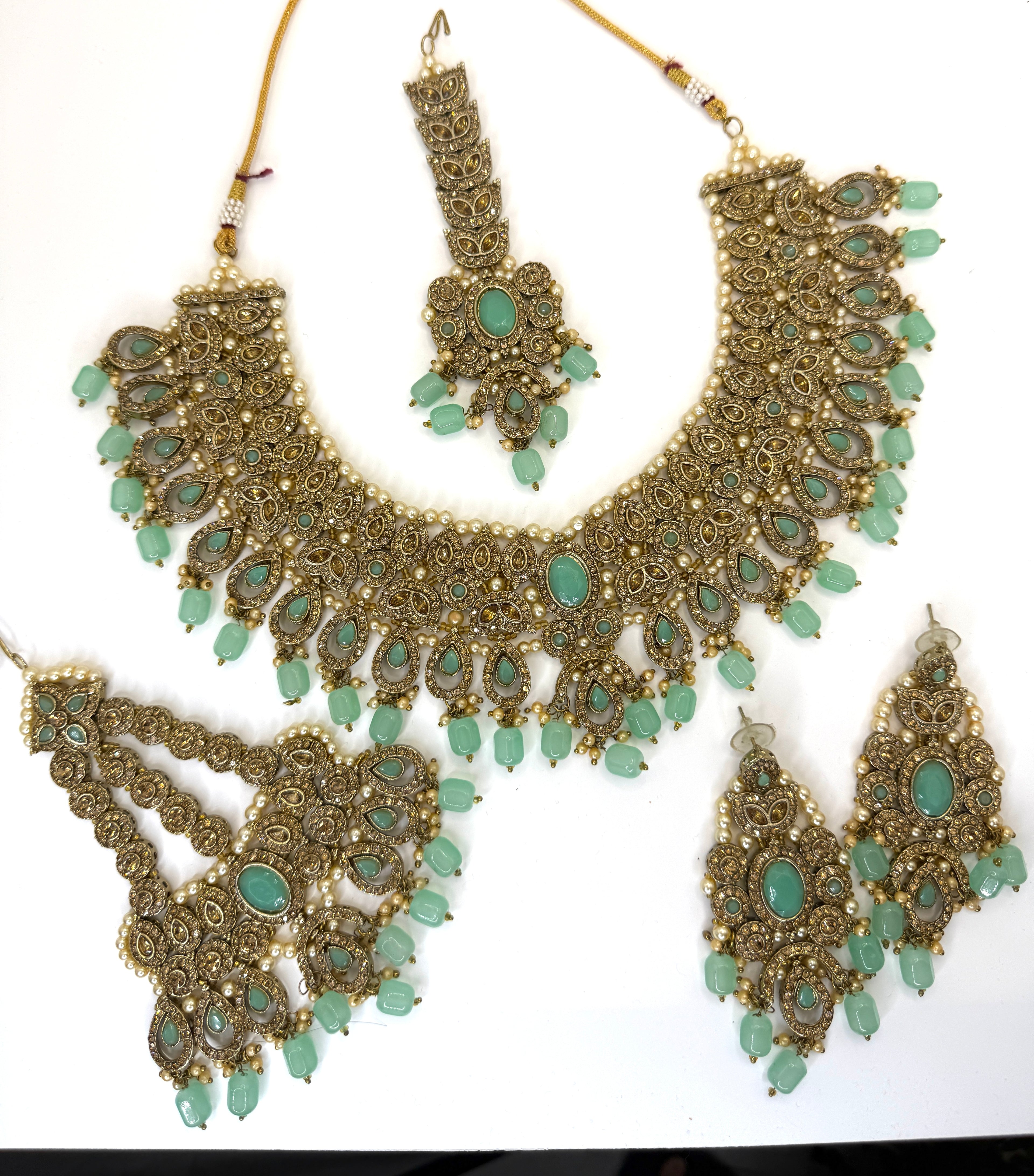 Long Gold Tassel Necklace – Bridal Mala