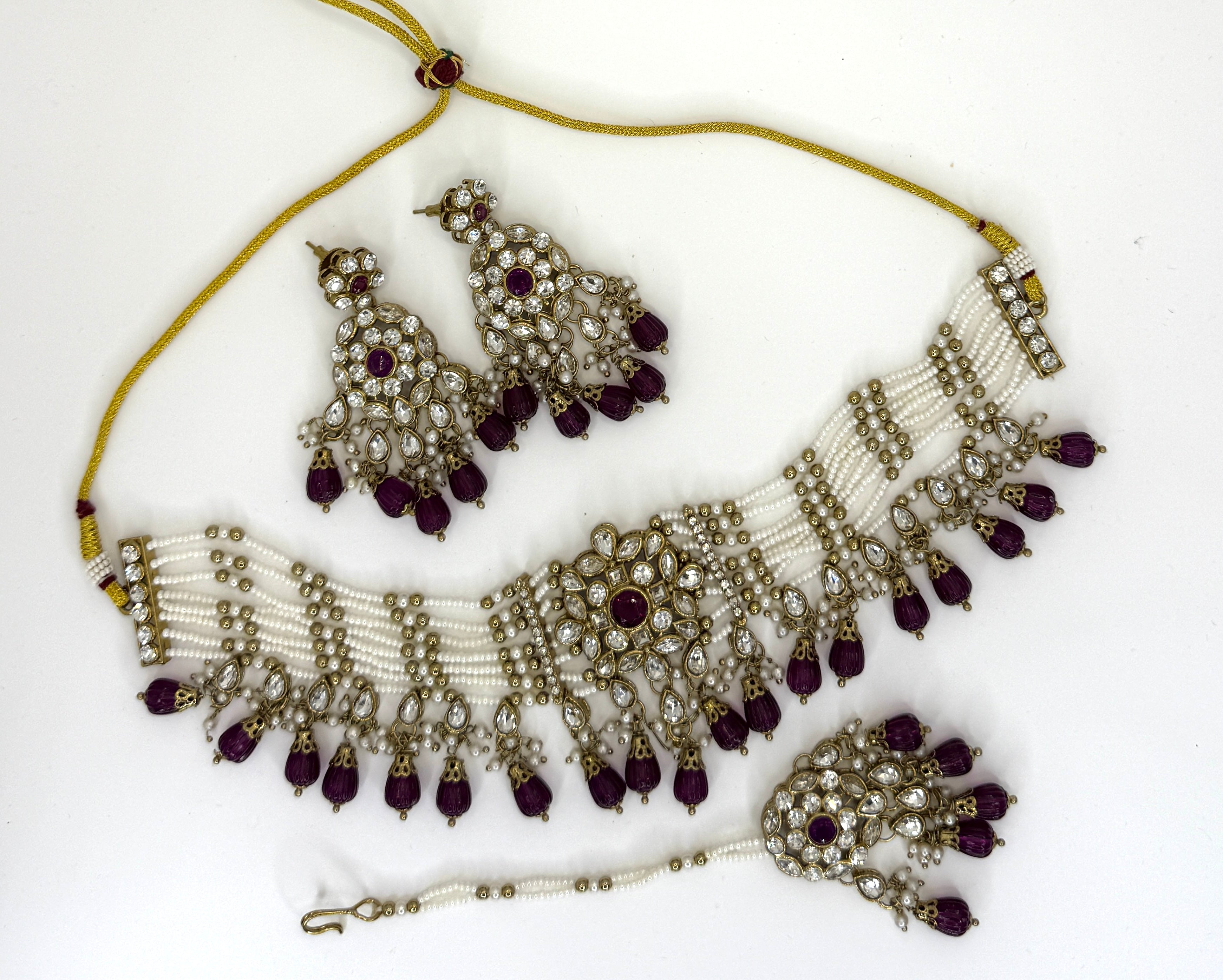 Antique Gold Panja – Hand Jewelry Piece